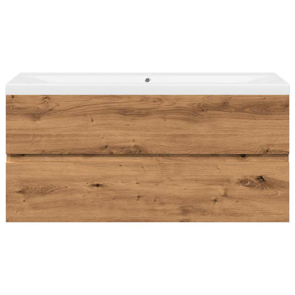 Waschbeckenunterschrank Artisan Eiche mit Einbaubecken