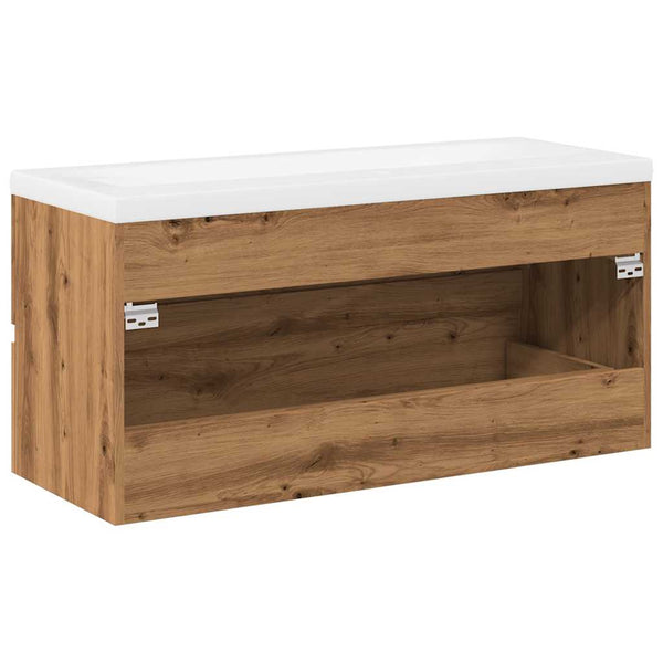 Waschbeckenunterschrank Artisan Eiche mit Einbaubecken
