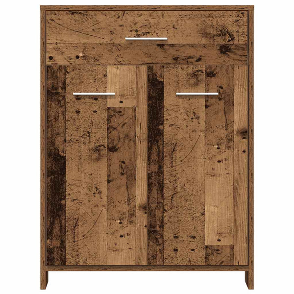 Badmöbel Set, 4-teilig, Altholz-Optik