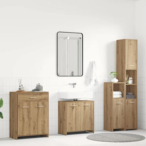 4-tlg. Badmöbel-Set Artisan Eiche