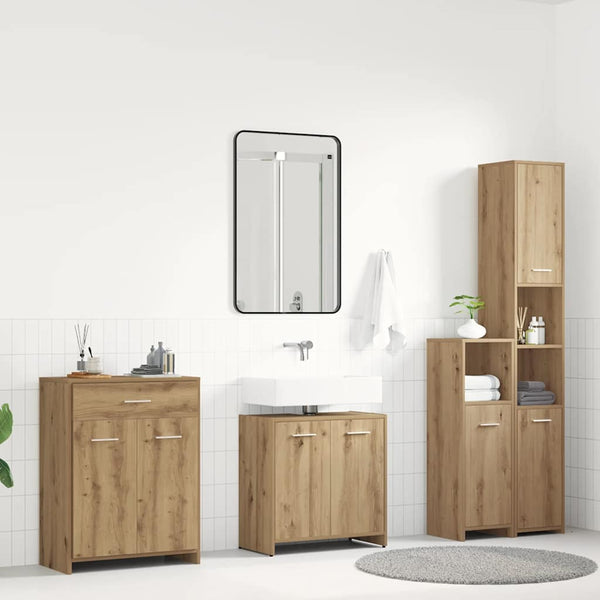 4-tlg. Badmöbel-Set Artisan Eiche