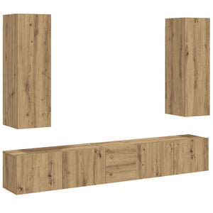 TV-Wandschränke 5er Set Artisan-Eiche