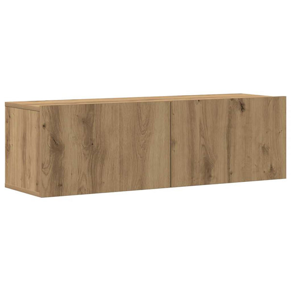 TV-Wandschränke 4er Set Artisan Eiche
