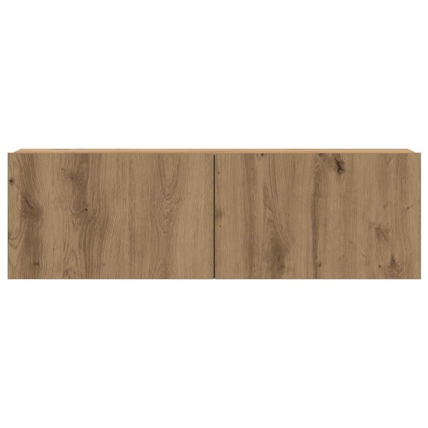 TV-Wandschränke 4er Set Artisan Eiche