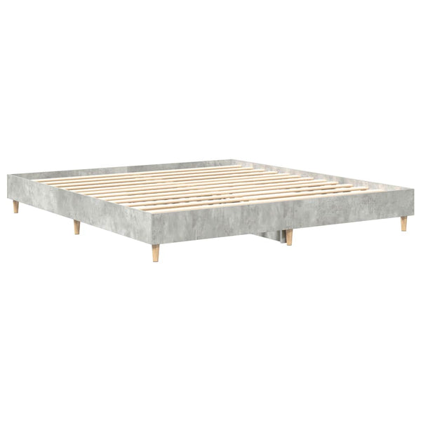 Bettgestell Betongrau 180x200 cm