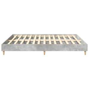 Bettgestell Betongrau 180x200 cm