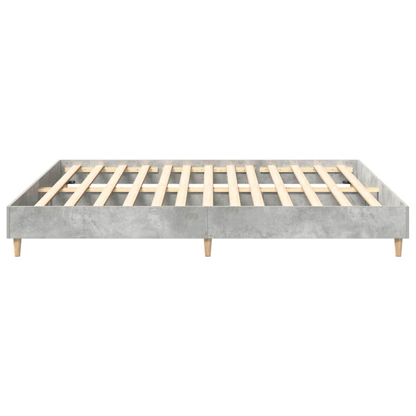 Bettgestell Betongrau 180x200 cm