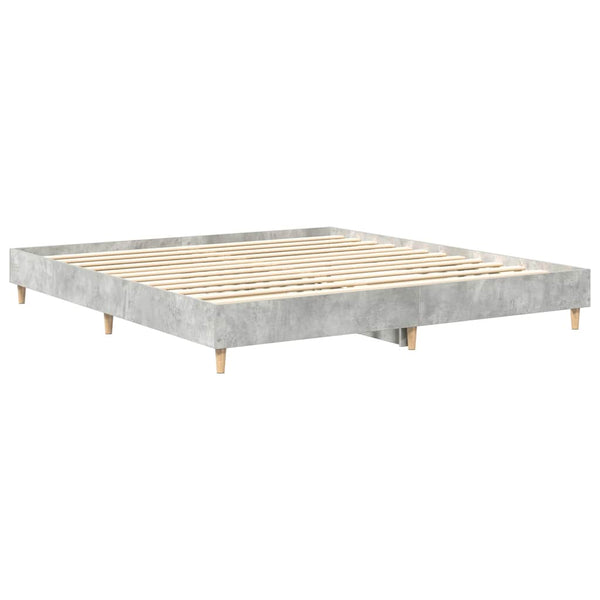 Bettgestell Betongrau 180x200 cm