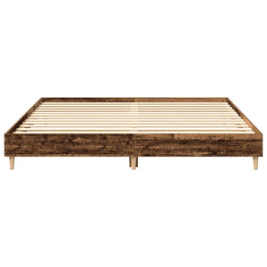 Bettgestell 180x200 cm Altholz-Optik