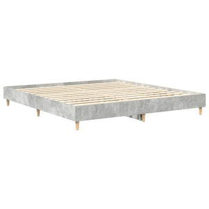 Bettgestell Betongrau 160x200 cm