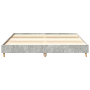 Bettgestell Betongrau 160x200 cm