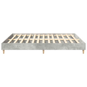 Bettgestell Betongrau 160x200 cm