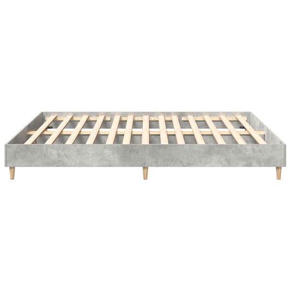 Bettgestell Betongrau 160x200 cm