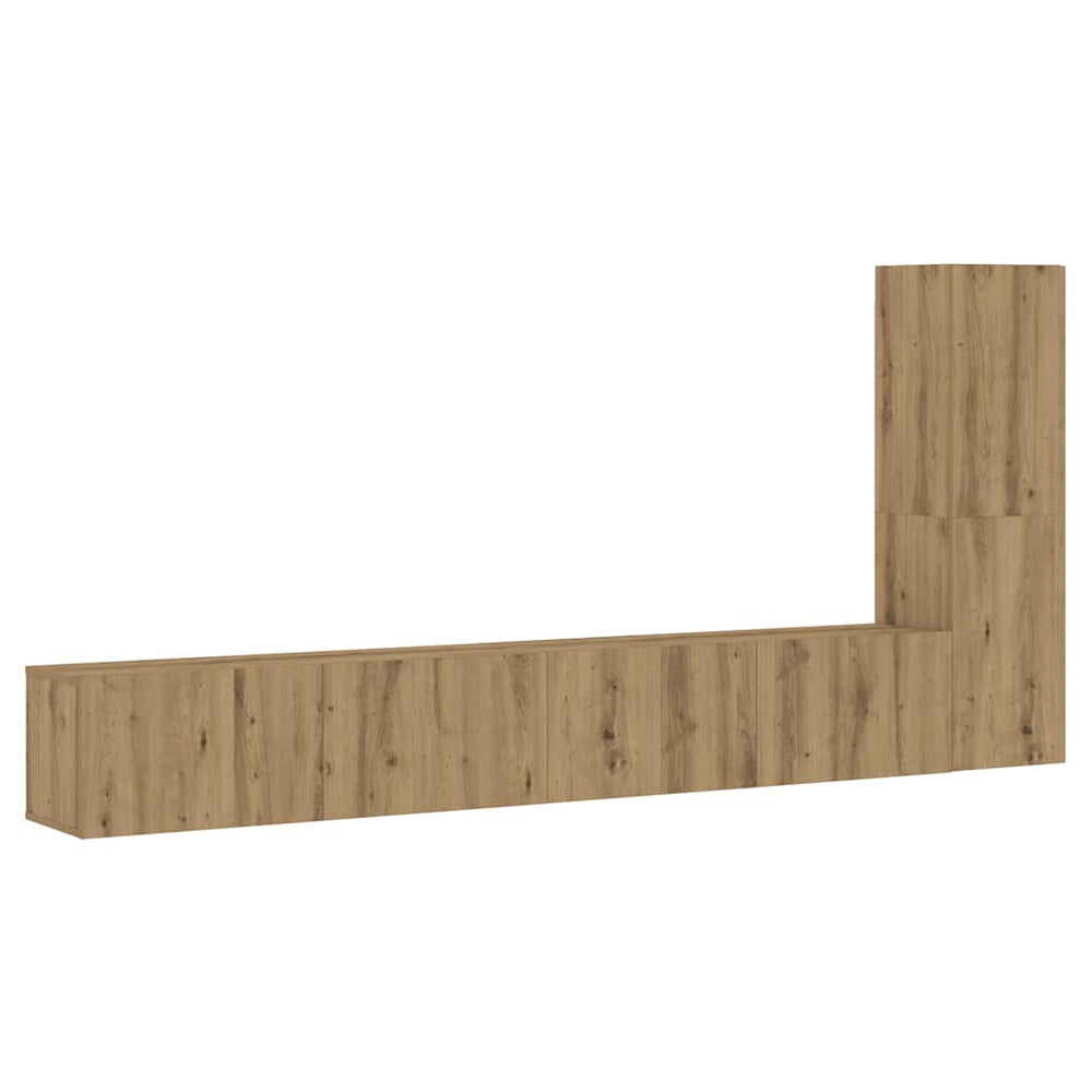 TV-Wandschränke 3er Set Artisan-Eiche