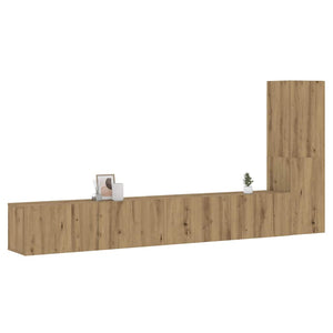 TV-Wandschränke 3er Set Artisan-Eiche