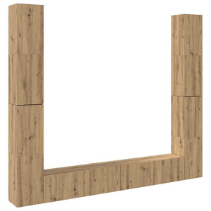 TV-Wandschränke 6er Set Artisan-Eiche