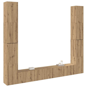 TV-Wandschränke 6er Set Artisan-Eiche