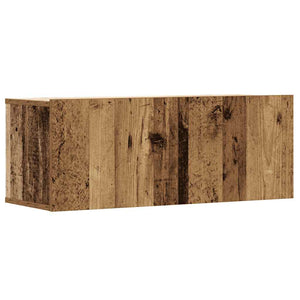 2-tlg. TV-Schrank Set Altholz-Optik
