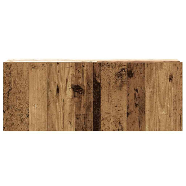 2-tlg. TV-Schrank Set Altholz-Optik