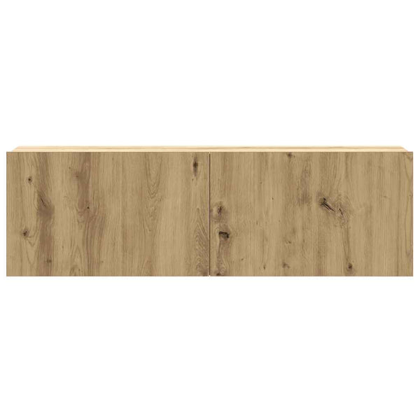 TV-Schrank Set, Wandmontage, Artisan-Eiche