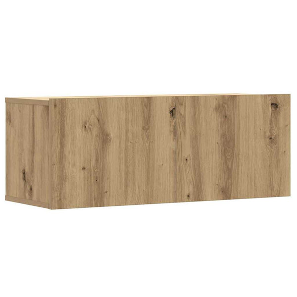 TV-Schrank Set, Wandmontage, Artisan-Eiche
