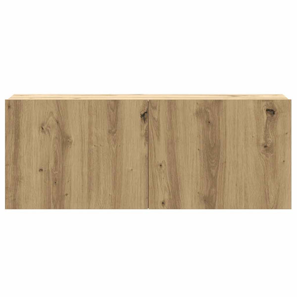 TV-Schrank Set, Wandmontage, Artisan-Eiche