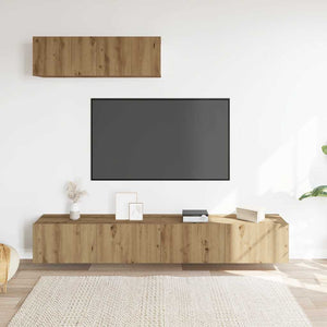 TV-Wandschränke 3er Set Artisan-Eiche