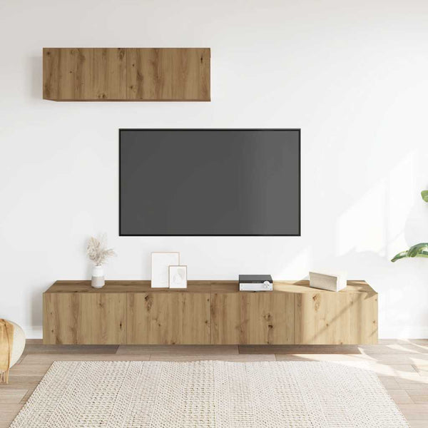 TV-Wandschränke 3er Set Artisan-Eiche