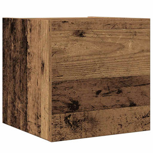 TV-Schrank-Set, 8-teilig, Altholz-Optik