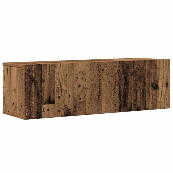 TV-Schrank-Set, 6-teilig, Altholz-Optik