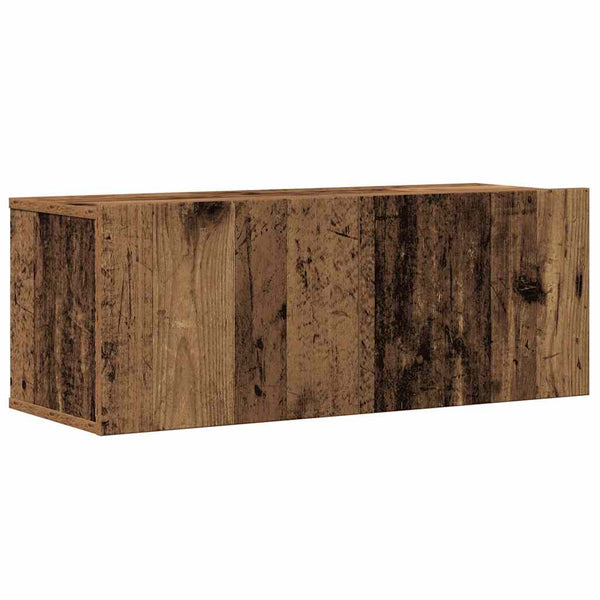 TV-Schrank-Set, 6-teilig, Altholz-Optik
