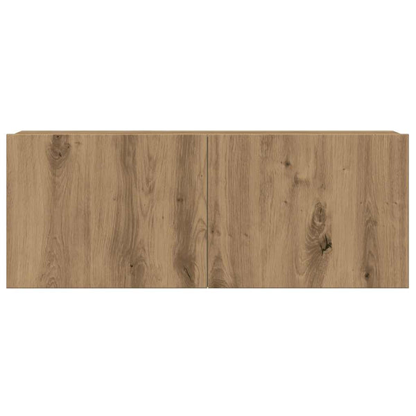 TV-Schrank-Set, 6-teilig, Wandmontage, Artisan Eiche