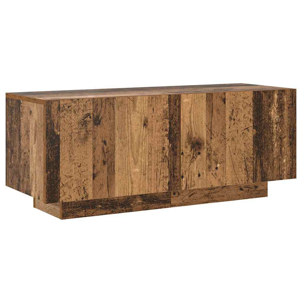 TV-Schrank mit LED Altholz-Optik 200 cm