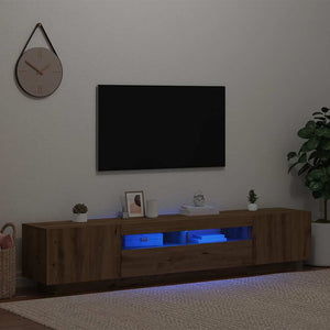 TV-Schrank Artisan-Eiche mit LED 200 cm