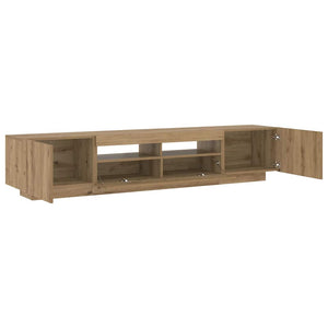 TV-Schrank Artisan-Eiche mit LED 200 cm