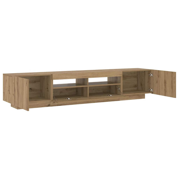 TV-Schrank Artisan-Eiche mit LED 200 cm