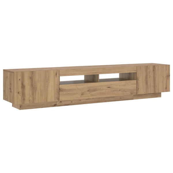 TV-Schrank Artisan-Eiche mit LED 200 cm