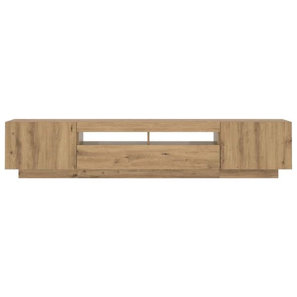 TV-Schrank Artisan-Eiche mit LED 200 cm