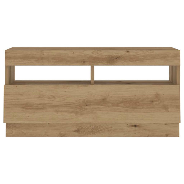 TV-Schrank mit LED Artisan-Eiche 260 cm