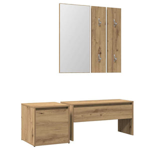 Garderoben Set Artisan Eiche Holz