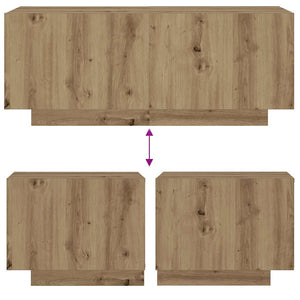 Nachttisch Artisan Eiche 100x35x40 cm