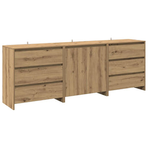 3-tlg. Sideboard Artisan Eiche