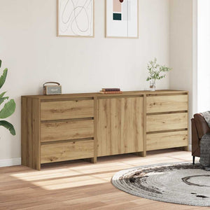 3-tlg. Sideboard Artisan Eiche