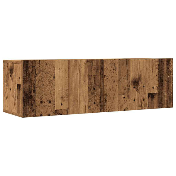 3-tlg. TV-Schrank-Set Altholz-Optik