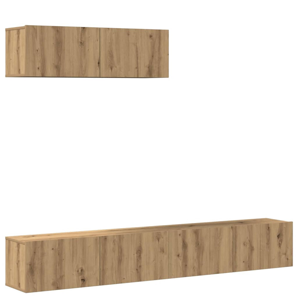 3-tlg. TV-Schrank Set Artisan-Eiche