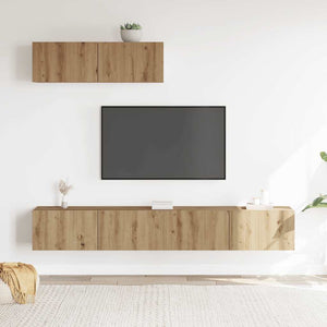 3-tlg. TV-Schrank Set Artisan-Eiche