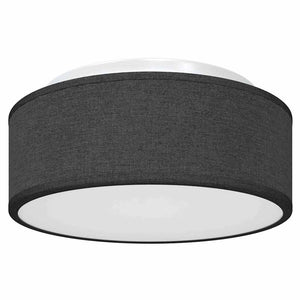 Schwarze Deckenlampe mit Strahlern