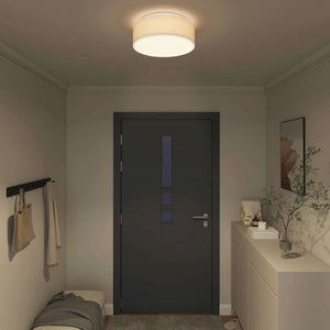 Weiße Deckenlampe mit Strahlern