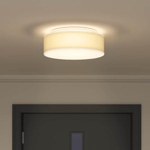Weiße Deckenlampe mit Strahlern