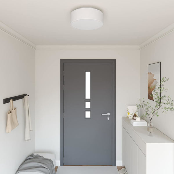 Weiße Deckenlampe mit Strahlern